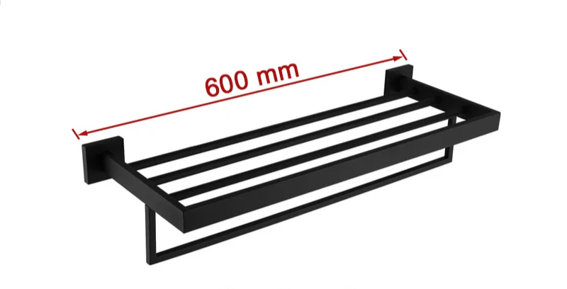 Suporte Para Banheiro Preto Fosco Aço Inox - Papel Higiênico Sabão Liquido e Acessórios Para Toalha e Sabonete