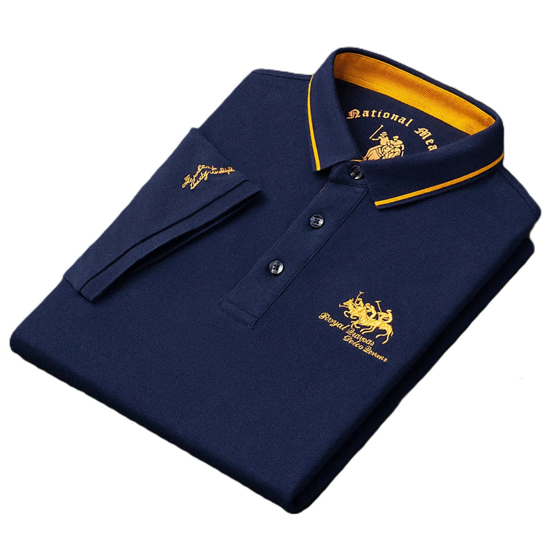 Camisa Masculina Bordada – Estilo Sofisticado, Confortável e Respirável