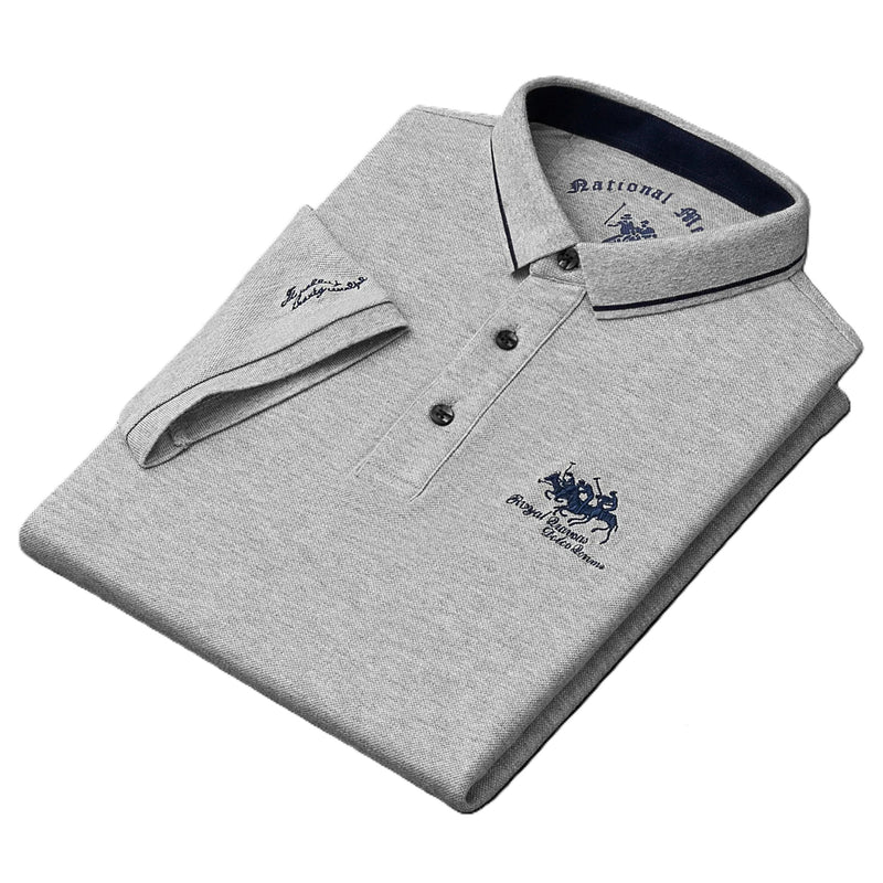 Camisa Masculina Bordada – Estilo Sofisticado, Confortável e Respirável
