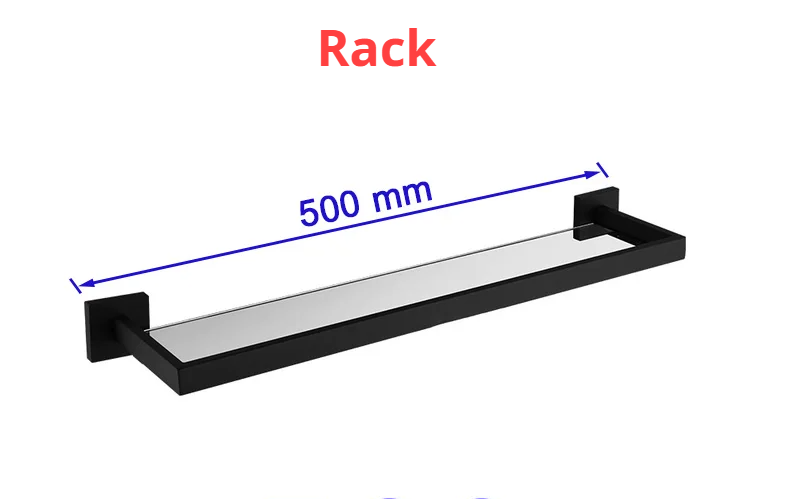 Suporte Para Banheiro Preto Fosco Aço Inox - Papel Higiênico Sabão Liquido e Acessórios Para Toalha e Sabonete