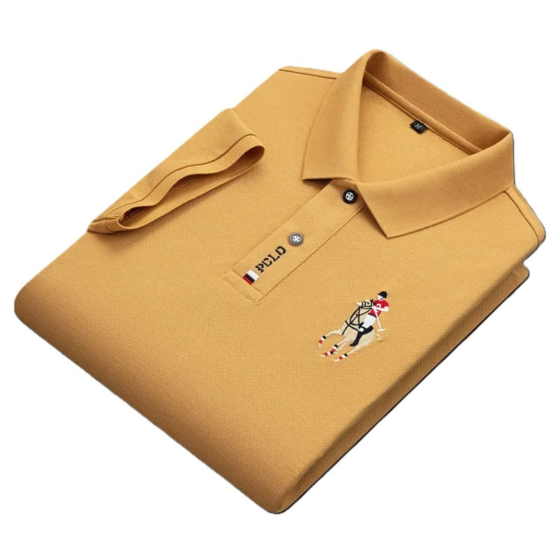 Camisa Masculina Bordada – Estilo Sofisticado, Confortável e Respirável