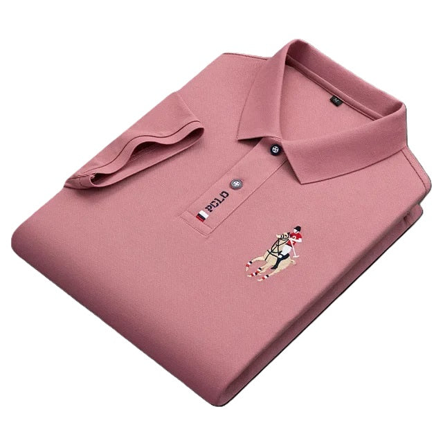 Camisa Masculina Bordada – Estilo Sofisticado, Confortável e Respirável