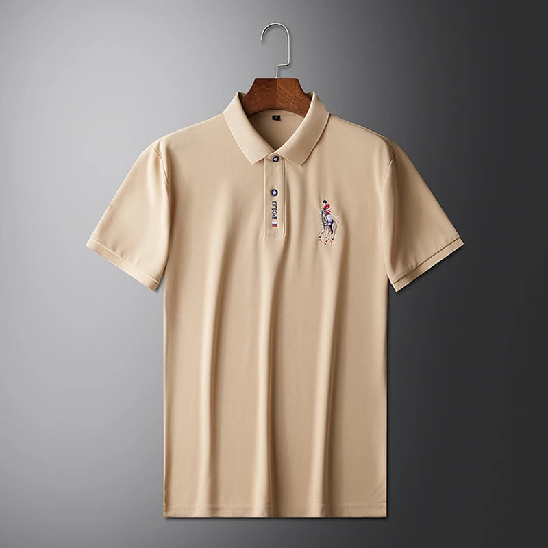 Camisa Polo Masculina Bordada – Estilo Sofisticado e Conforto Incomparável