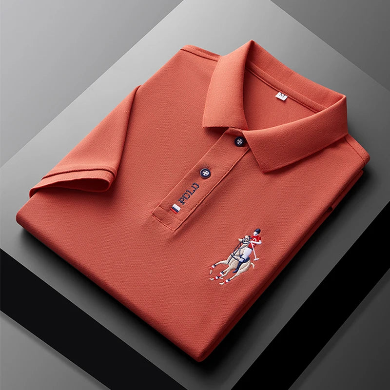 Camisa Polo Masculina Bordada – Estilo Sofisticado e Conforto Incomparável