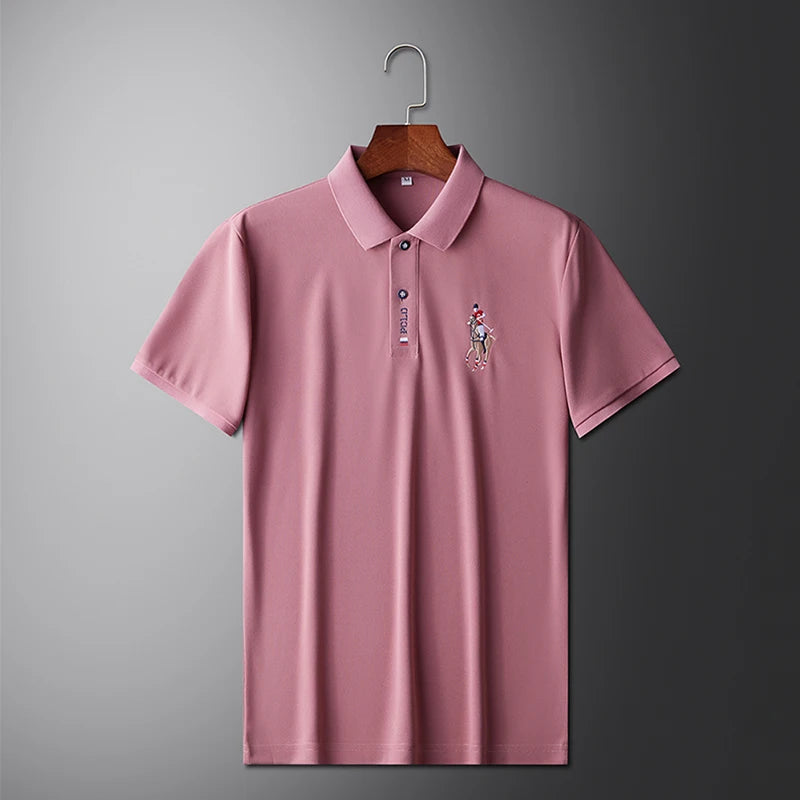 Camisa Polo Masculina Bordada – Estilo Sofisticado e Conforto Incomparável