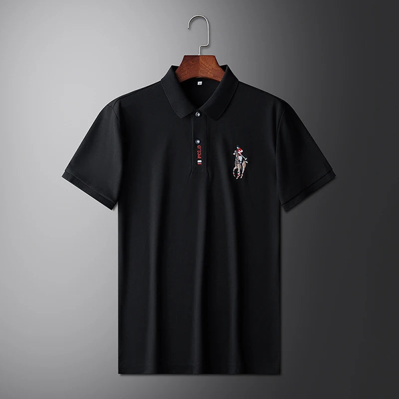 Camisa Polo Masculina Bordada – Estilo Sofisticado e Conforto Incomparável