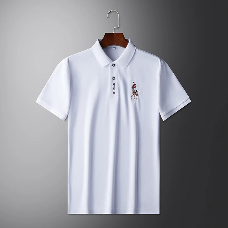 Camisa Polo Masculina Bordada – Estilo Sofisticado e Conforto Incomparável