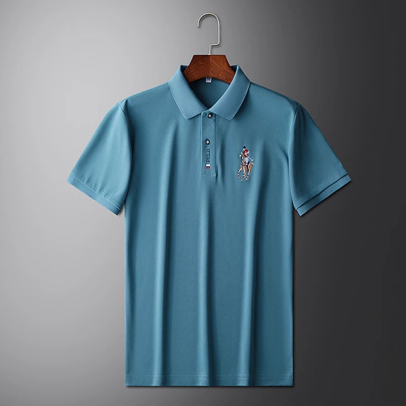 Camisa Polo Masculina Bordada – Estilo Sofisticado e Conforto Incomparável