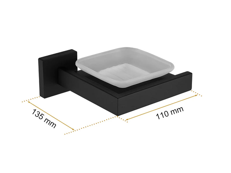 Suporte Para Banheiro Preto Fosco Aço Inox - Papel Higiênico Sabão Liquido e Acessórios Para Toalha e Sabonete