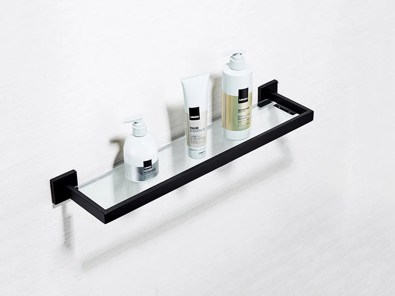 Suporte Para Banheiro Preto Fosco Aço Inox - Papel Higiênico Sabão Liquido e Acessórios Para Toalha e Sabonete