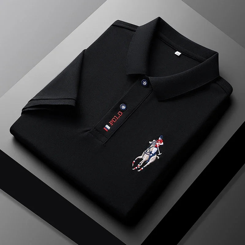 Camisa Polo Masculina Bordada – Estilo Sofisticado e Conforto Incomparável