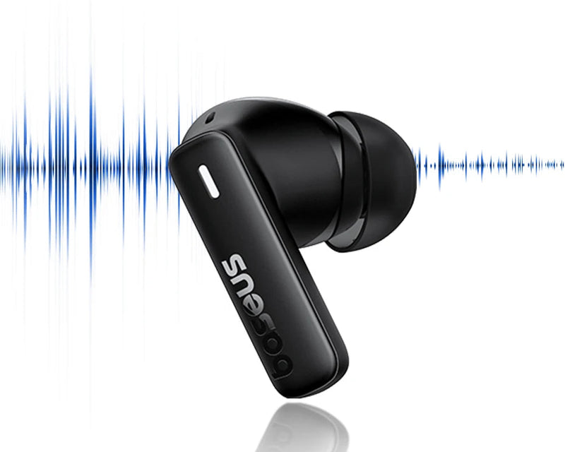 Fone Sem Fio Bluetooth – Graves Potentes, Bateria de 33h e Chamadas com Cancelamento de Ruído