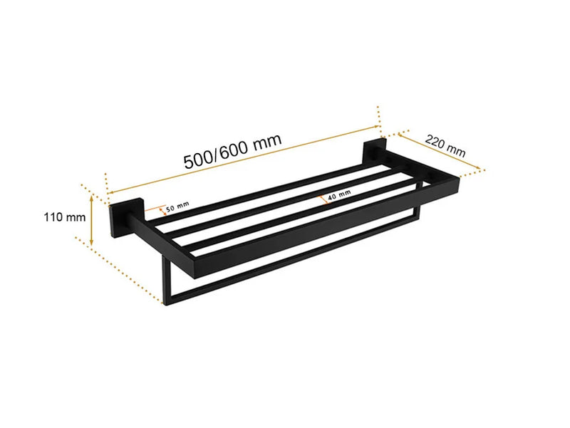 Suporte Para Banheiro Preto Fosco Aço Inox - Papel Higiênico Sabão Liquido e Acessórios Para Toalha e Sabonete