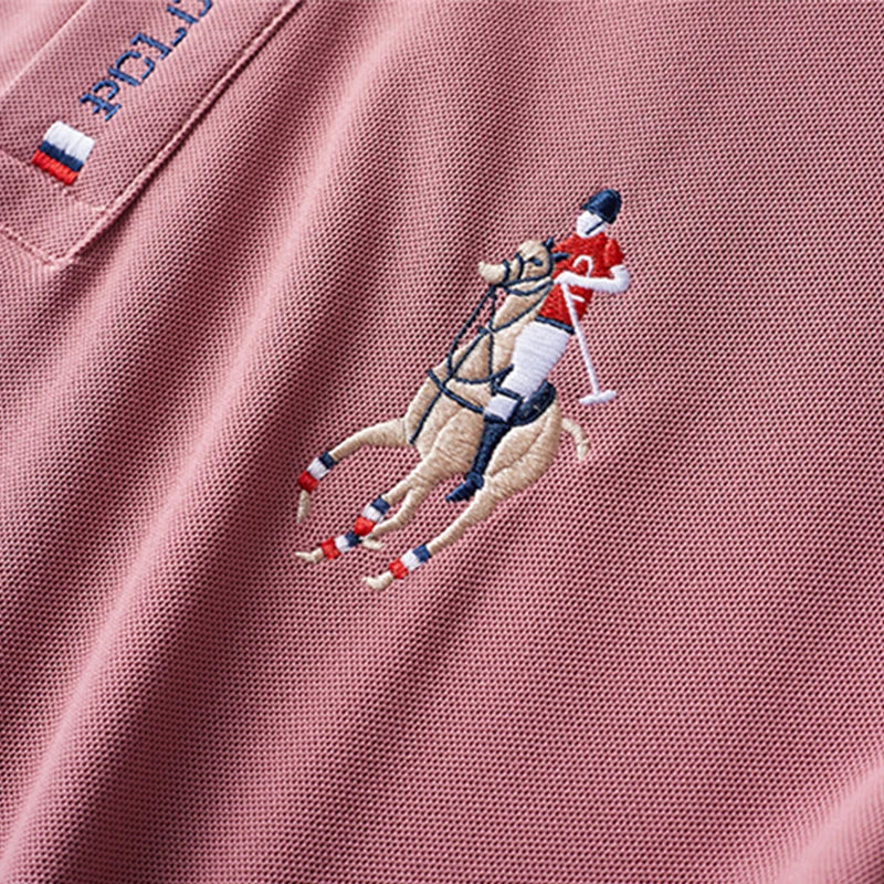 Camisa Polo Masculina Bordada – Estilo Sofisticado e Conforto Incomparável