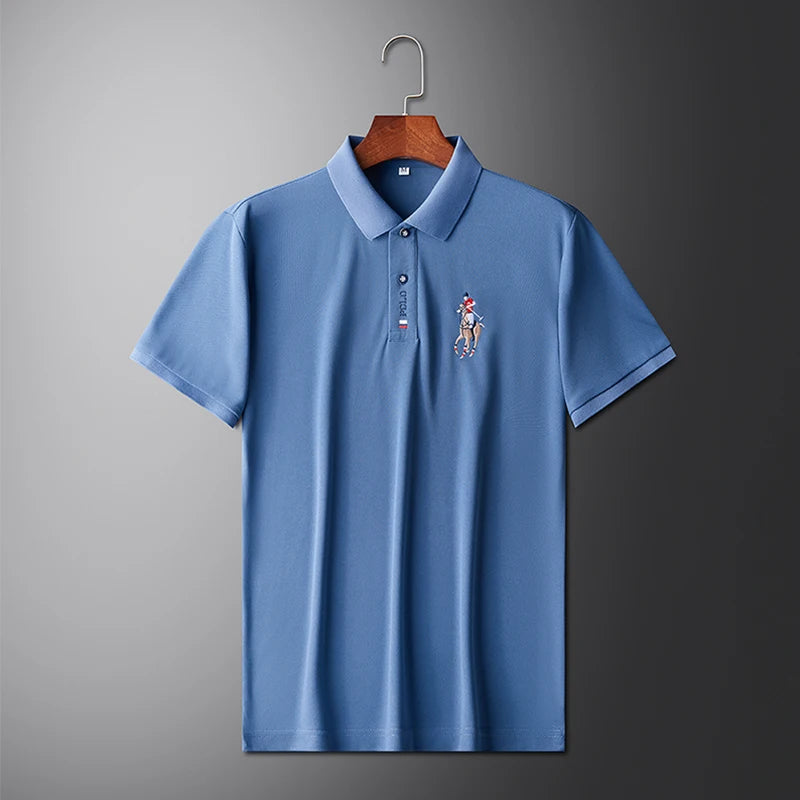 Camisa Polo Masculina Bordada – Estilo Sofisticado e Conforto Incomparável