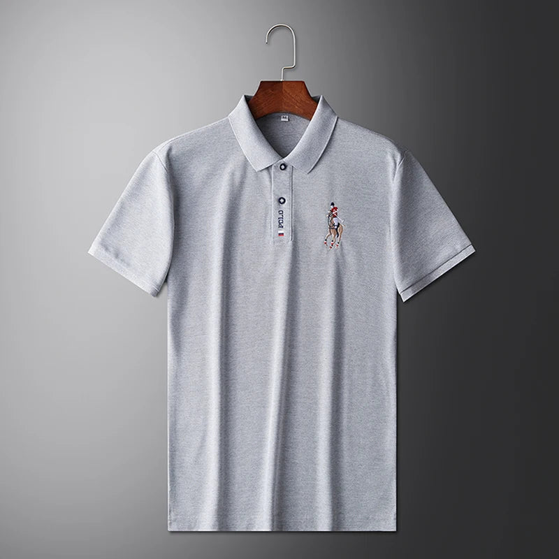 Camisa Polo Masculina Bordada – Estilo Sofisticado e Conforto Incomparável