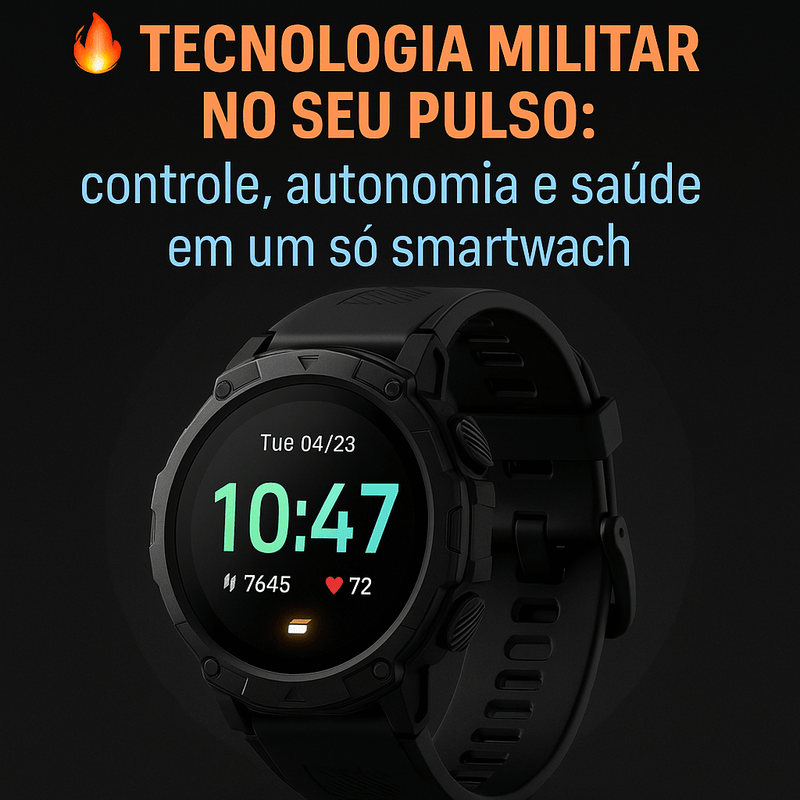 Relógio Inteligente PV Y101 GPS AMOLED 05ATM